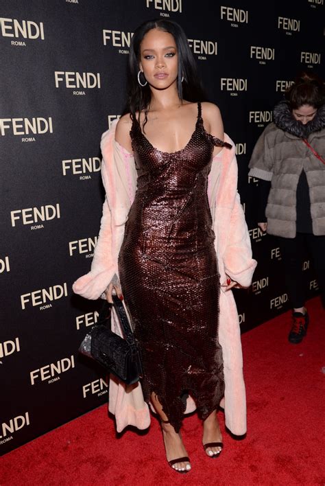 rihanna wearing fendi|Rihanna clothes website.